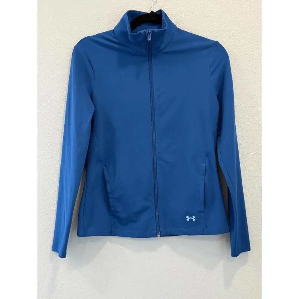 Under Armour Motion Women's Full Zip Jacket in Blue Atlantis, Women's Small